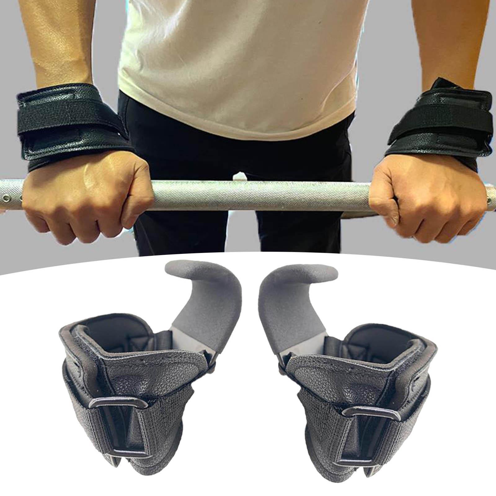 Gym Hook Bar Strap Weight Lifting Training Wrist Support Pull Up Hand Grip
