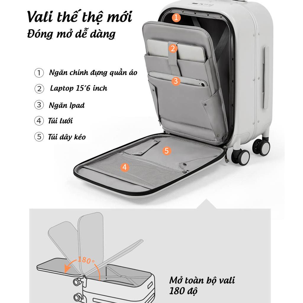 BFQ2ST500KTL: giảm 8% cho đơn từ 500K Vali khóa sập Hàn Quốc Tresette 9260 Mở ngăn trước tiện dụng