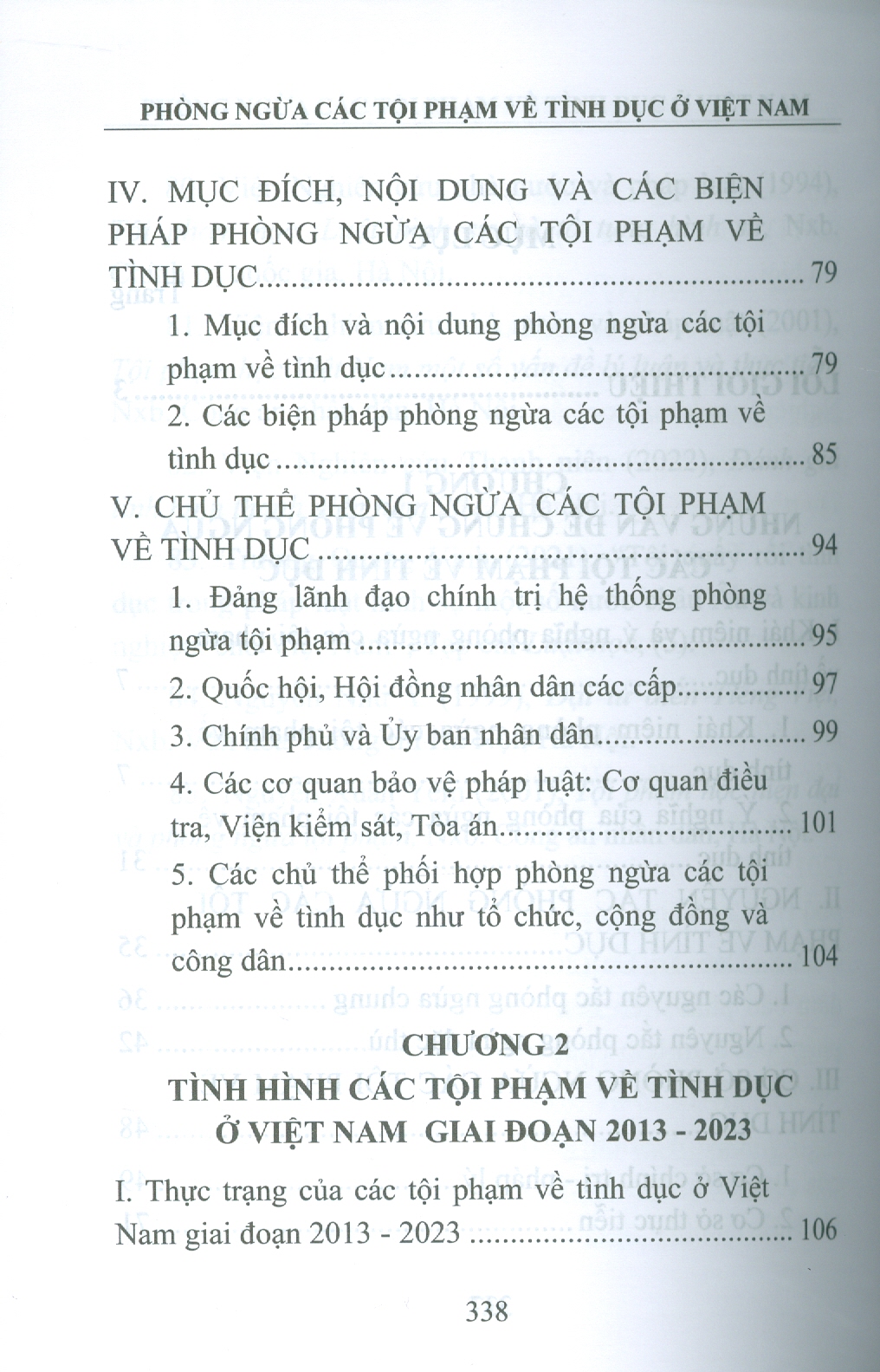 Phòng Ngừa Các Tội Phạm Về Tình Dục Ở Việt Nam (Sách chuyên khảo)