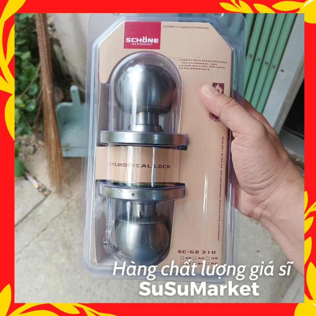 Khoá tay nắm tròn SCHONE | Inox sắc xảo | Chống biến dạng khi gặp nhiệt độ cao |