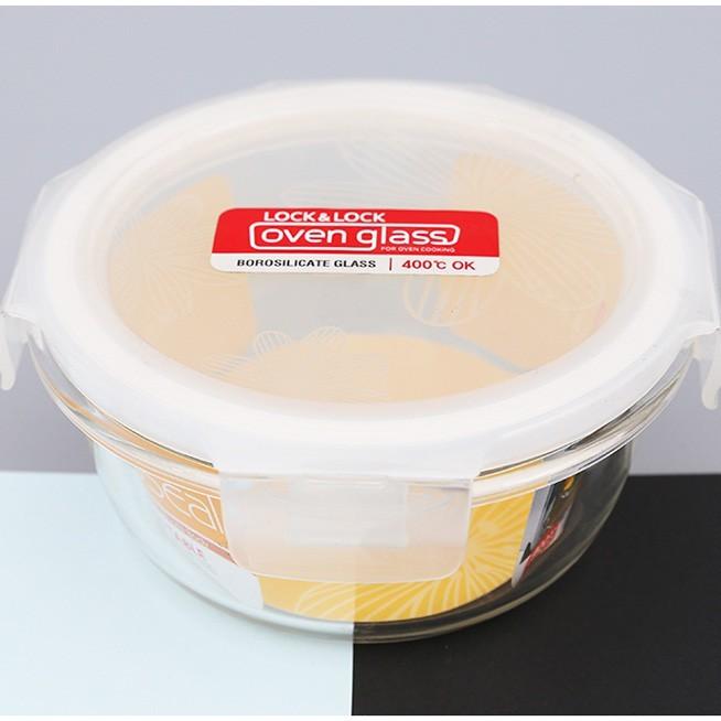 HỘP THỦY TINH CHỊU NHIỆT ovenglass Lock&Lock 950ml CÓ NẮP KHÓA KÍN SỬ DỤNG ĐƯỢC TRONG LÒ VI SÓNG(tặng 1 ly thủy tinh