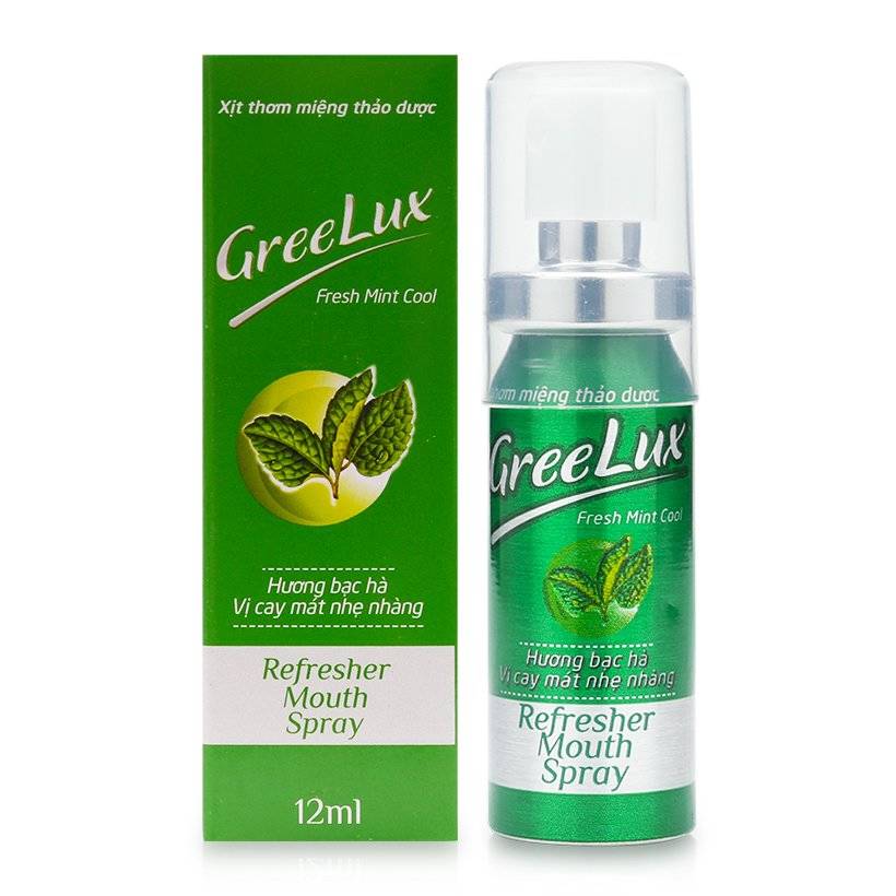 Xịt thơm miệng thảo dược Greelux Fresh Mint Cool