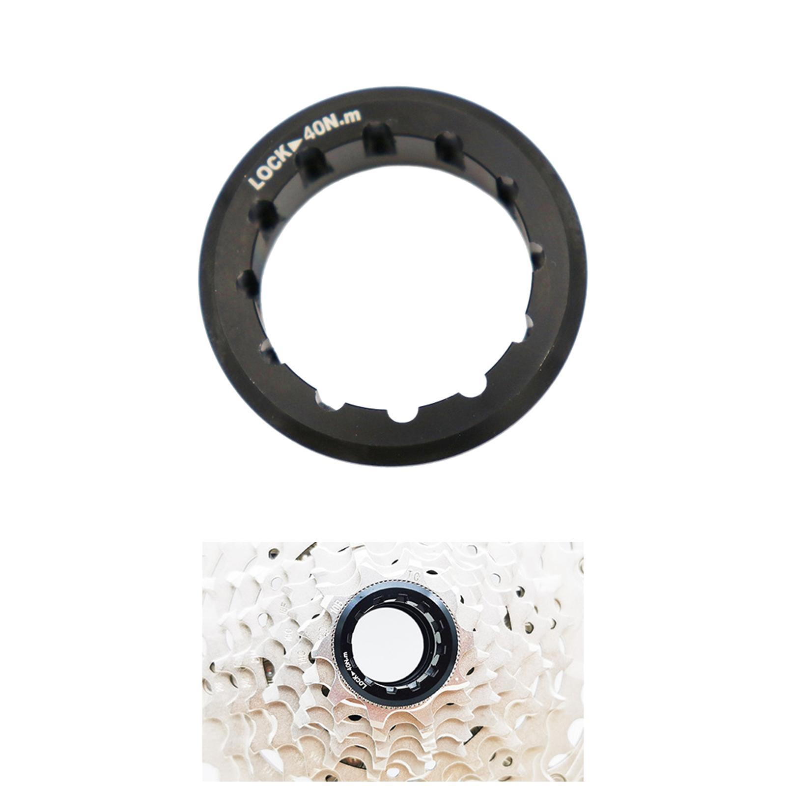 Bike Cassette Lock Rings Flywheel Cover Compact Dustproof Waterproof Cassette Cover for 12 Speed, Accessories, Riding, Folding Bike