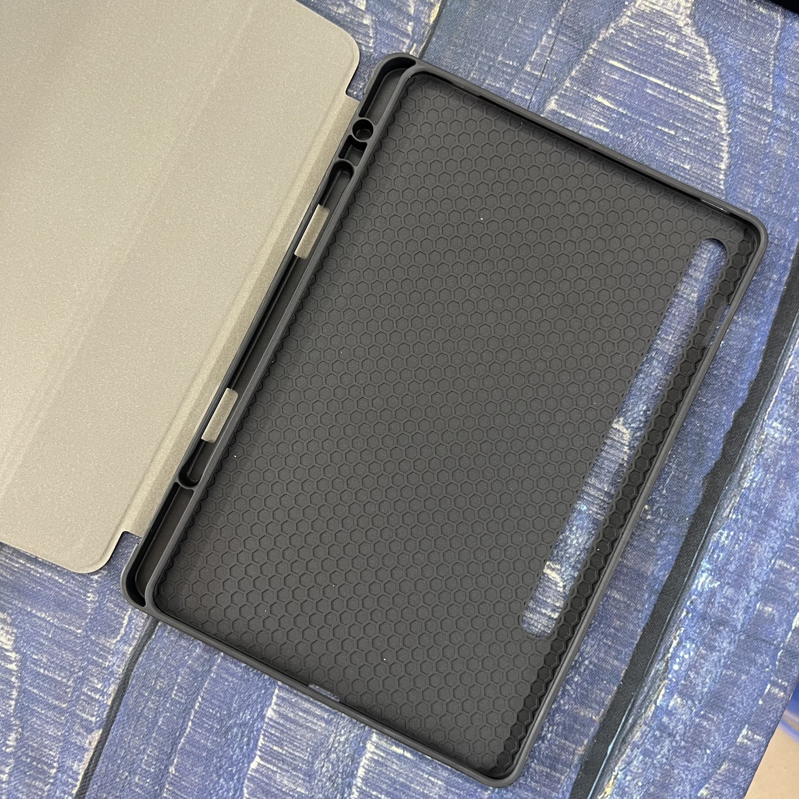 Bao da dành cho SamSung Galaxy Tab S7, Tab S8, Tab S6 Lite P610/P615, Tab S6 Lite 2022 P613/P619 Leather Smart Case dạng cuộn có ngăn để bút