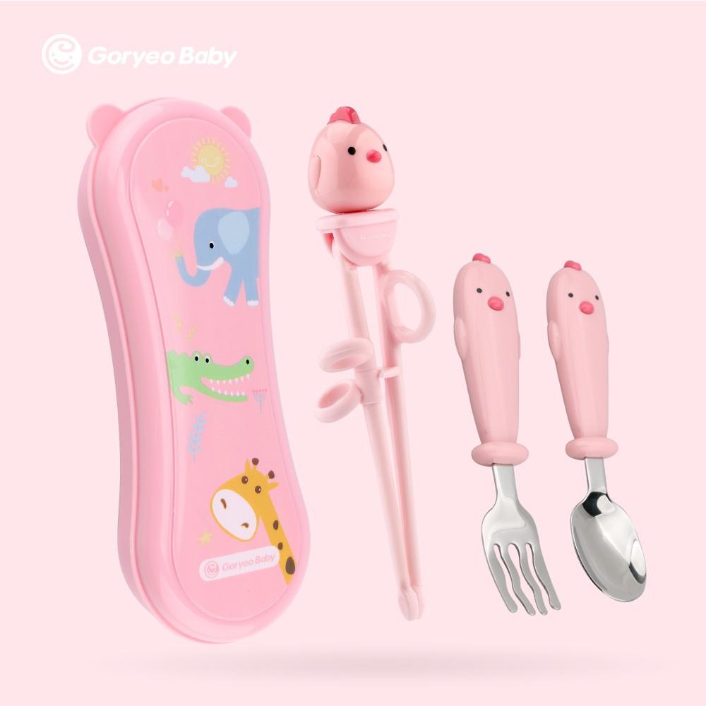 Đũa Tập Ăn Goryeo Baby Hàn Quốc Kèm Thìa Dĩa