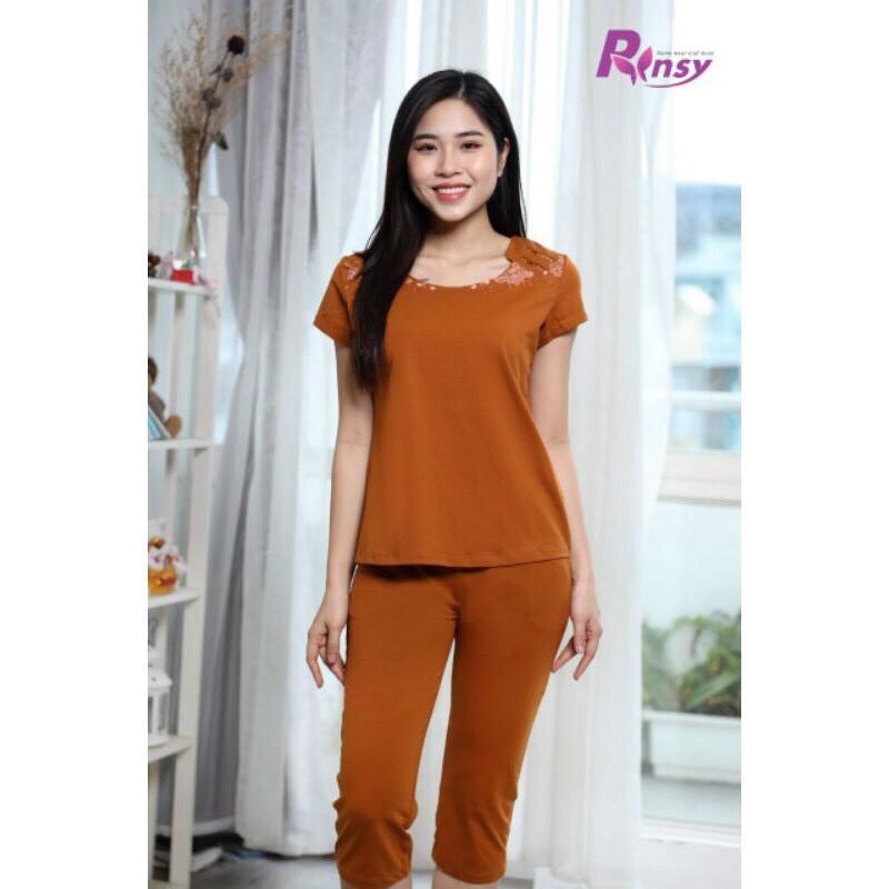 Bộ Đồ Cộc Tay Quần Lửng Trung Niên CHẤT COTTON