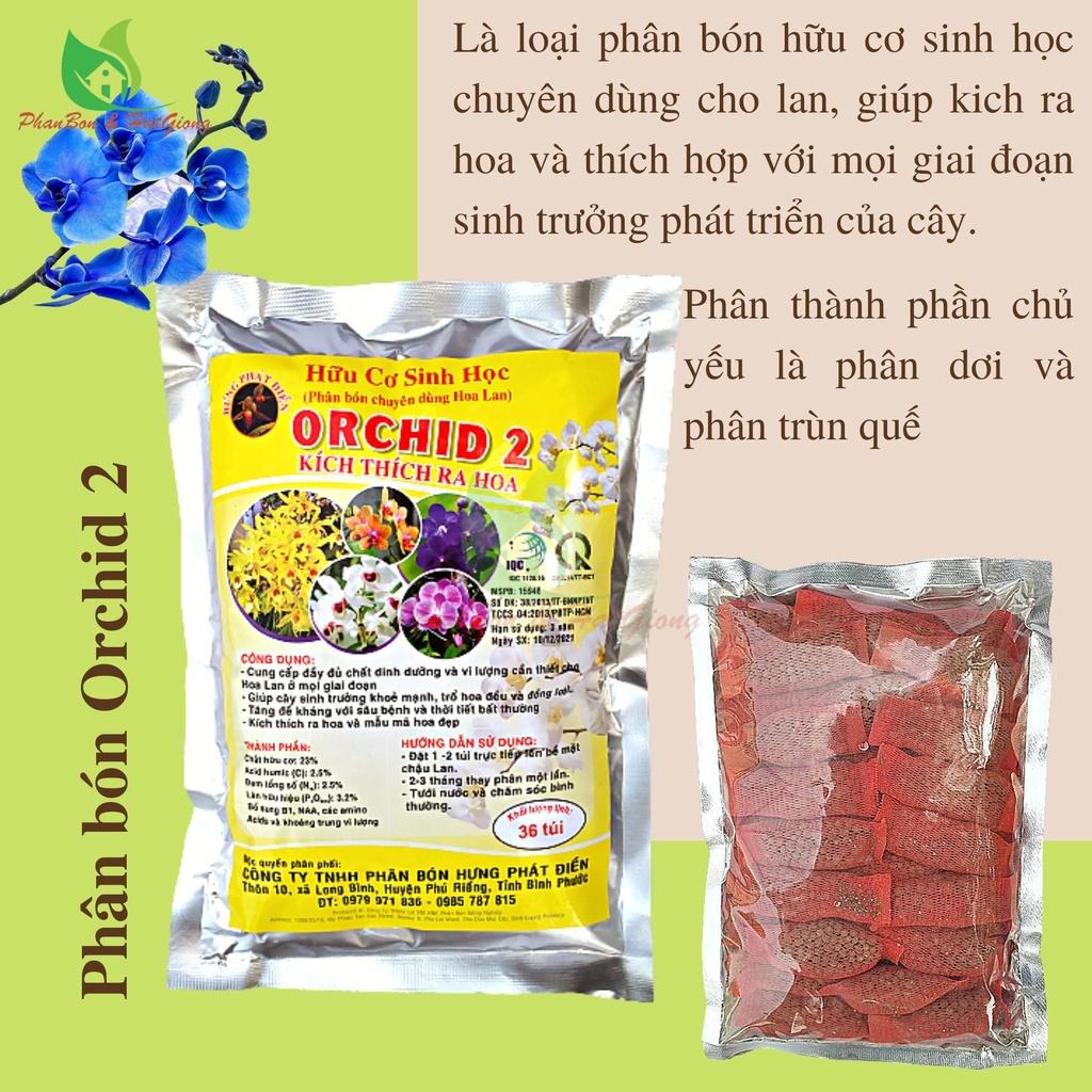 Phân Bón Hoa Lan 2 Phân Bón Túi Lưới Kích Thích Ra Hoa - Chuyên Hoa Lan Gói 500g-Shop Phân Bón và Hạt Giống