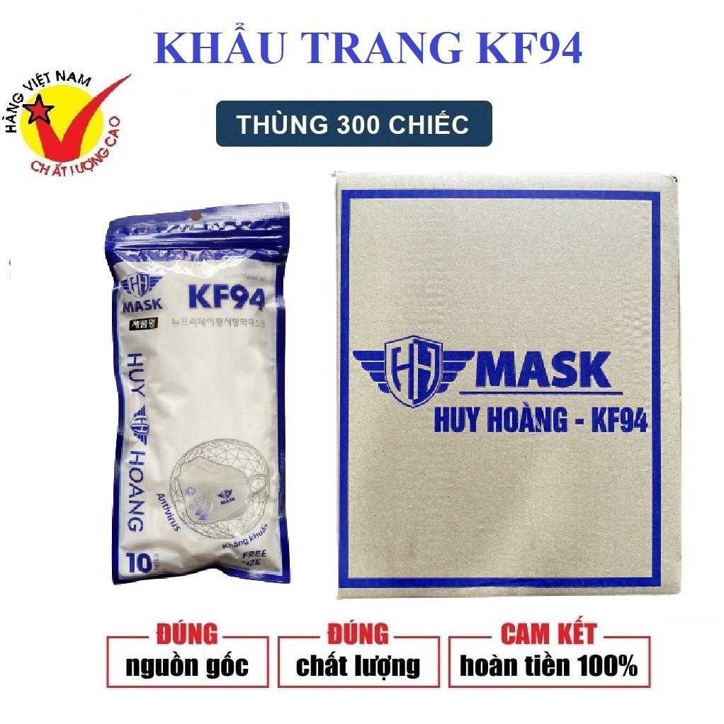 THÙNG 300 CHIẾC KHẨU TRANG 4D KF94 ÔM SÁT MẶT KHÔNG DÍNH SON ( 1995 GIA DỤNG ) -