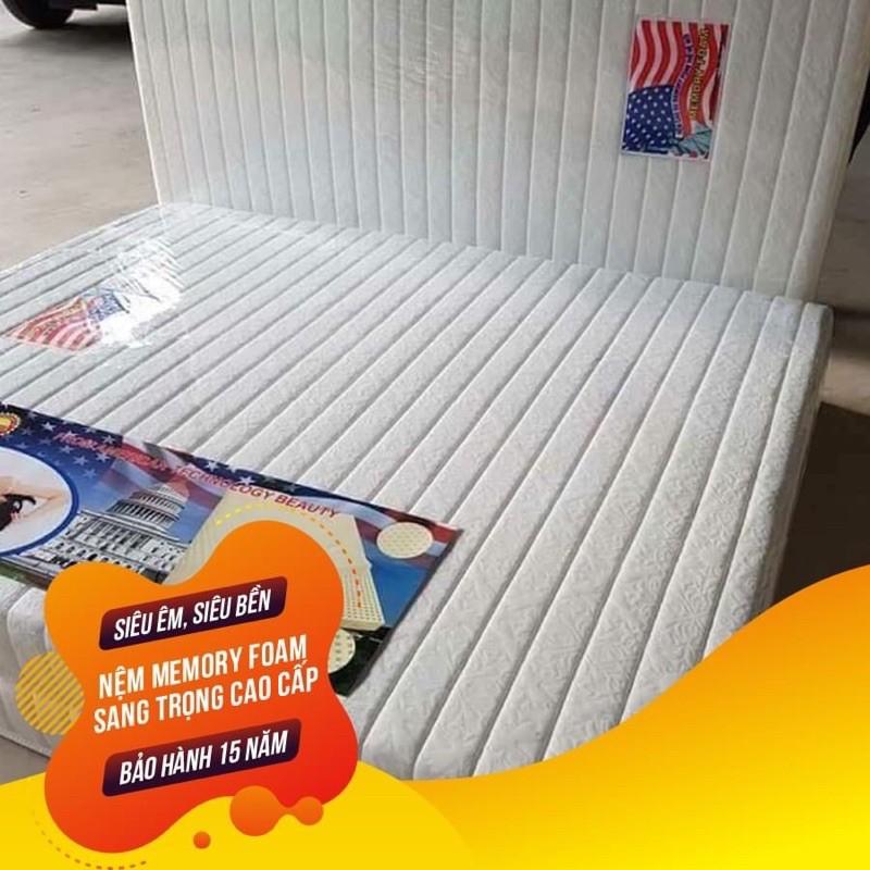 Nệm MEMORYFOAM cao cấp thắng lợi đủ kích thước 1m-2.2m (tặng quà 7món miễn phí giao hàng sg)