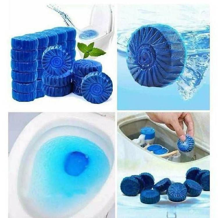 Viên Thả Bồn Cầu Tẩy Sạch Mảng Bám Khử Mùi Hiệu Quả Diệt Vi Khuẩn An Toàn Tiện Lợi