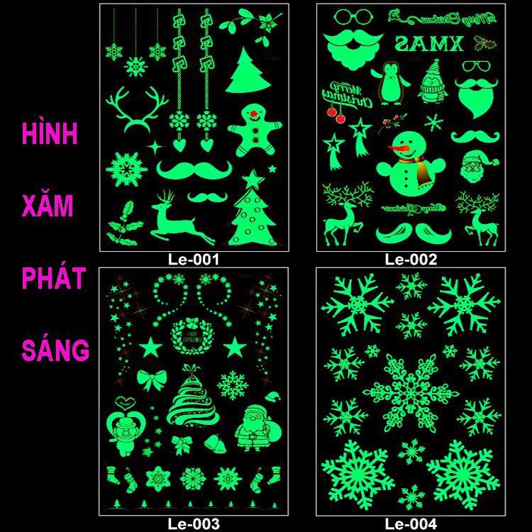 (B15)-xăm dán  phát sáng tấm to( hàng luôn sẵn ) MS_450