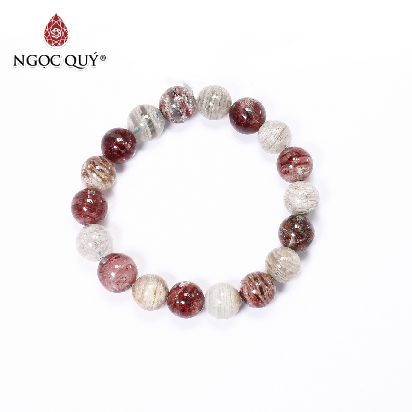 Vòng tay đá ưu linh đa sắc size hạt 10mm - Ngọc Quý Gemstones