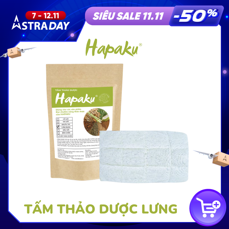 Tấm thảo dược thay thế của đai chườm lưng cắm điện - Hapaku