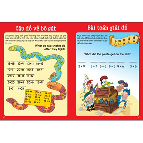 Big Fun Activitity Books 1A + 1B Á Châu Books Chuẩn bị cho bé đến trường (5 - 7 tuổi)