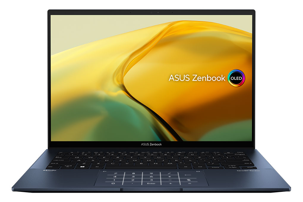 Laptop Asus UX3402ZA i5 1240P/8GB/512GB/14&quot;Q/Cáp/Túi/Win11/(KM218W)/Xanh - Hàng chính hãng