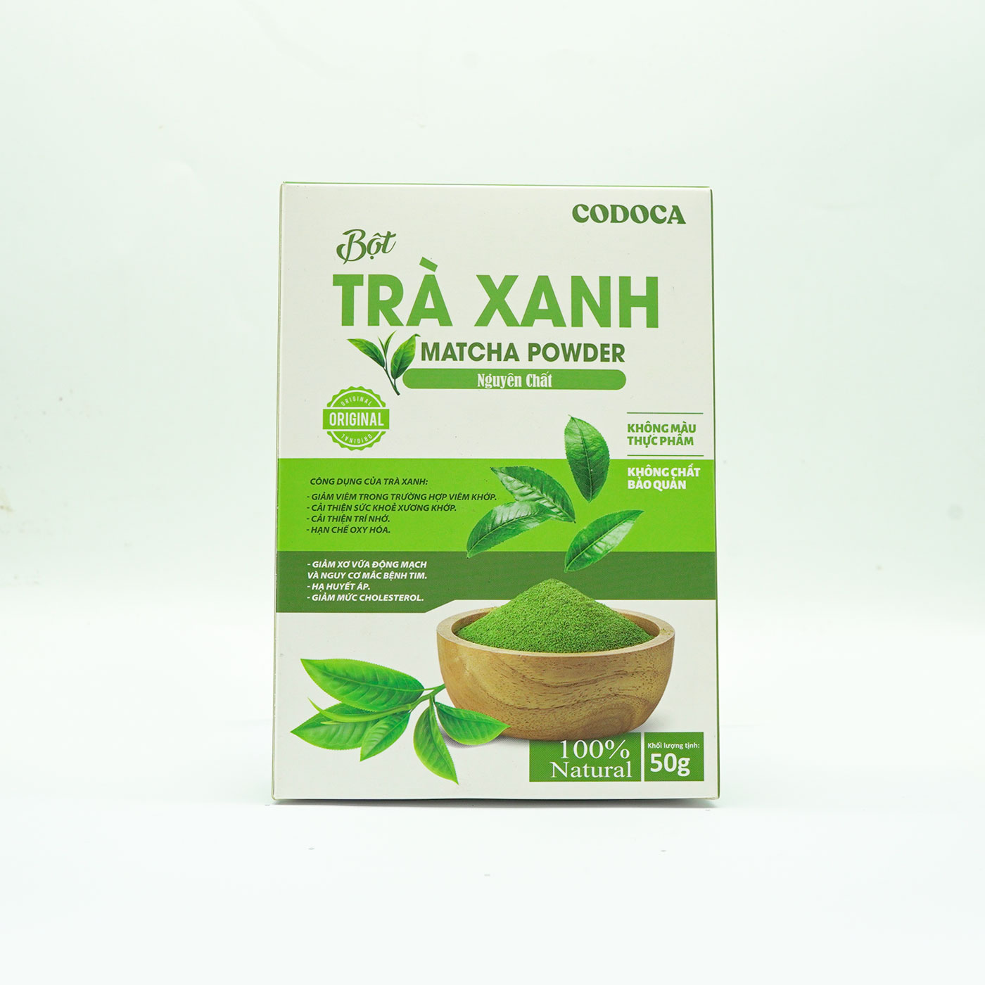 Bột Trà xanh Codoca nguyên chất sấy lạnh