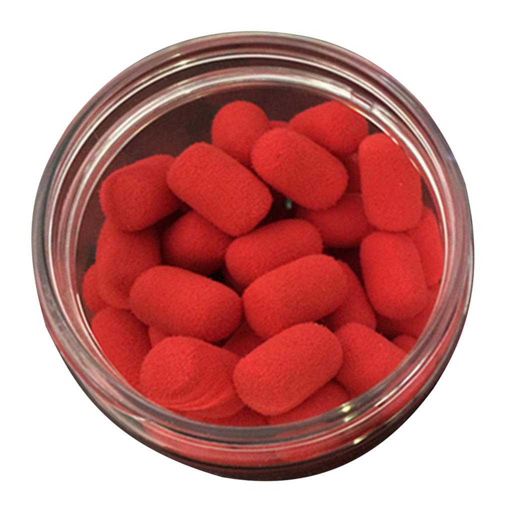 2x15pcs Smell Carp Fishing Bait Boilies Eggs Floating Ball Beads Feeder 8x12mm