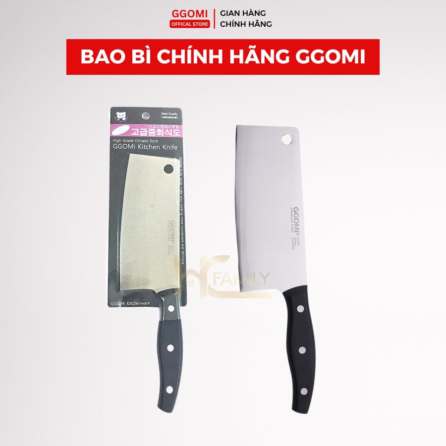 Dao thái bản vuông GGOMI bằng thép không gỉ Hàn Quốc cao cấp