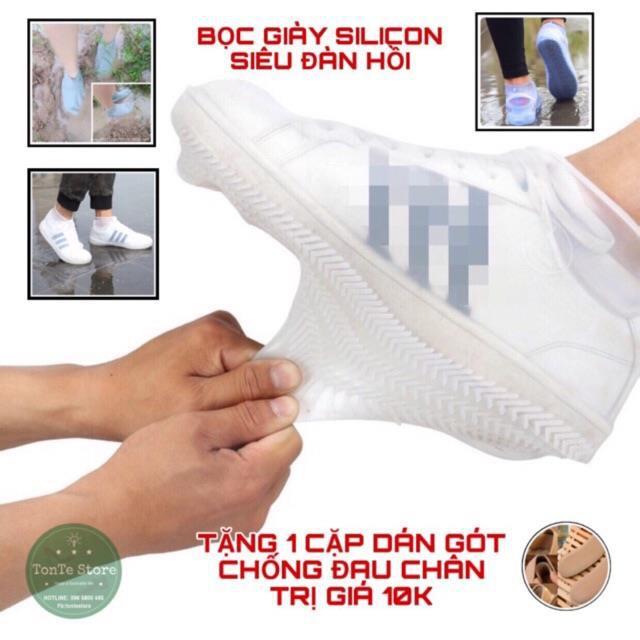 Bọc giày đi mưa silicon đàn hồi siêu bền - phụ kiện giày dép magic