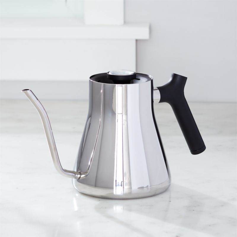 Ấm Rót Nước Pha Cà Phê Fellow Màu Đen- FELLOW STAGG POUR-OVER KETTLE MATTE BLACK - MADE USA