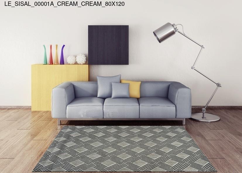 Thảm Sợi Ngắn le_sisal_00001a_cream_cream_80x120