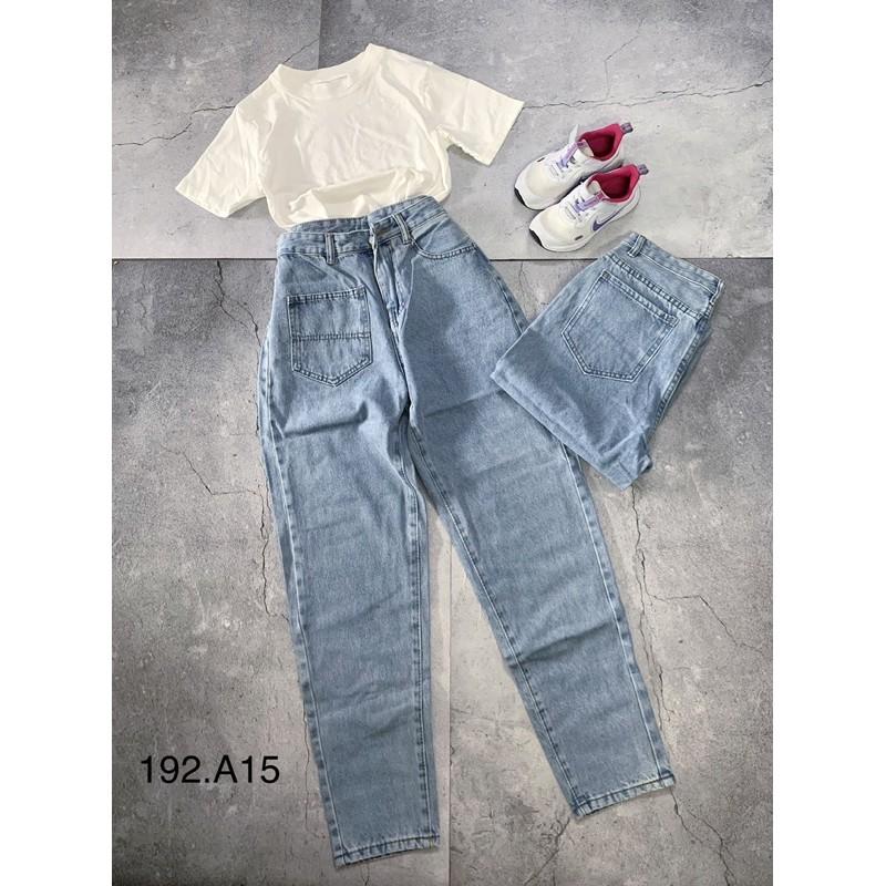 Quần baggy jean 1túi 192(xanh)