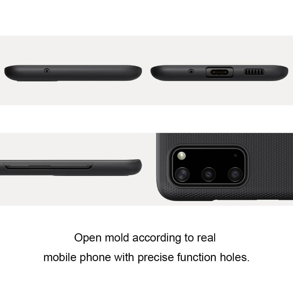 Ốp Lưng Sần chống sốc cho Samsung Galaxy S20 / Galaxy S20 5G hiệu Nillkin Super Frosted Shield - hàng nhập khẩu