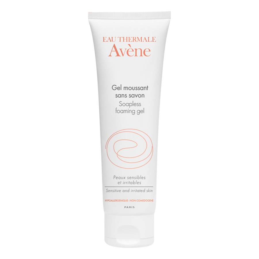 Gel rửa mặt, tẩy trang dịu nhẹ cho da nhạy cảm Avène Soapless Foaming Gel  (125ml)