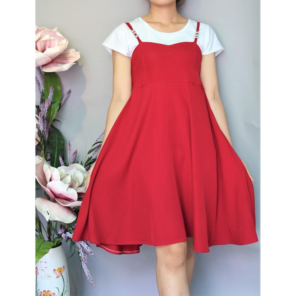 Nguyên set váy YẾM bầu HỒNG