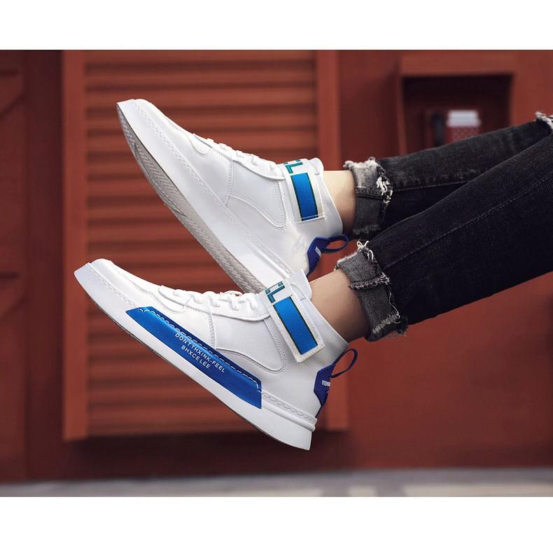 Giày sneaker nam trắng cao cấp GN507 Gấu Nâu chuyên giày nam đẹp