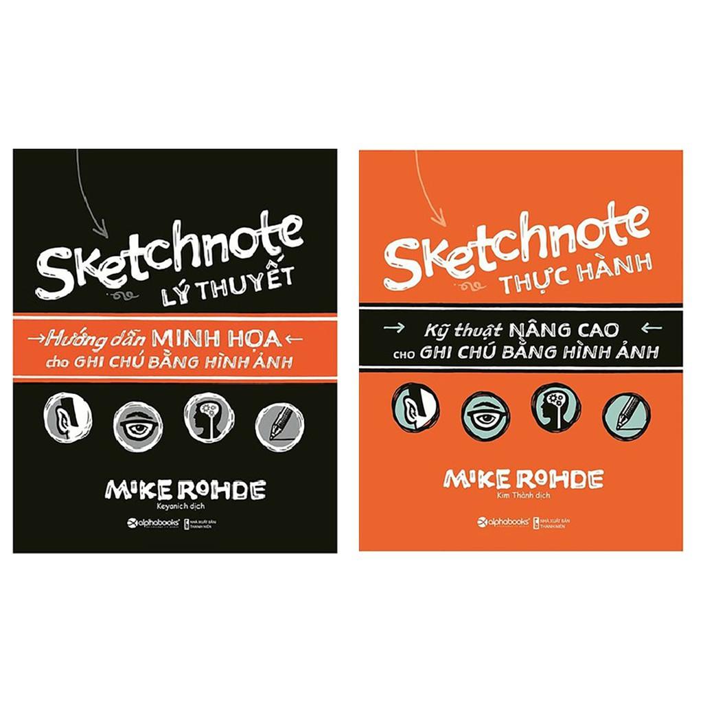 Sách (Combo 2 cuốn): Sketchnote Lý thuyết và thực hành