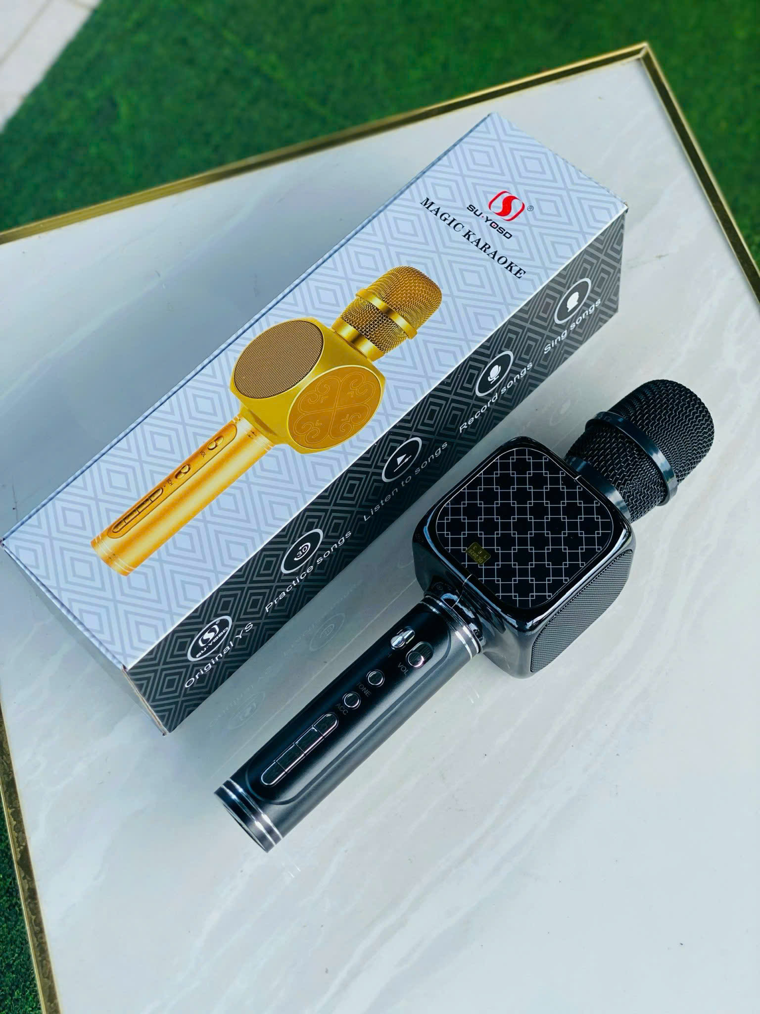Micro Kèm Loa Bluetooth YS69 Hiệu Ứng Đổi Giọng Chuyên Nghiệp, Tích Hợp Loa Ngay Trên Micro, Karaoke Gia Đình, Giảng Dạy, Hội Họp hàng nhập khẩu