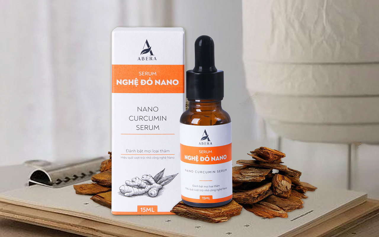 Serum Nghệ Đỏ Nano ABERA - Đánh bật mọi loại thâm