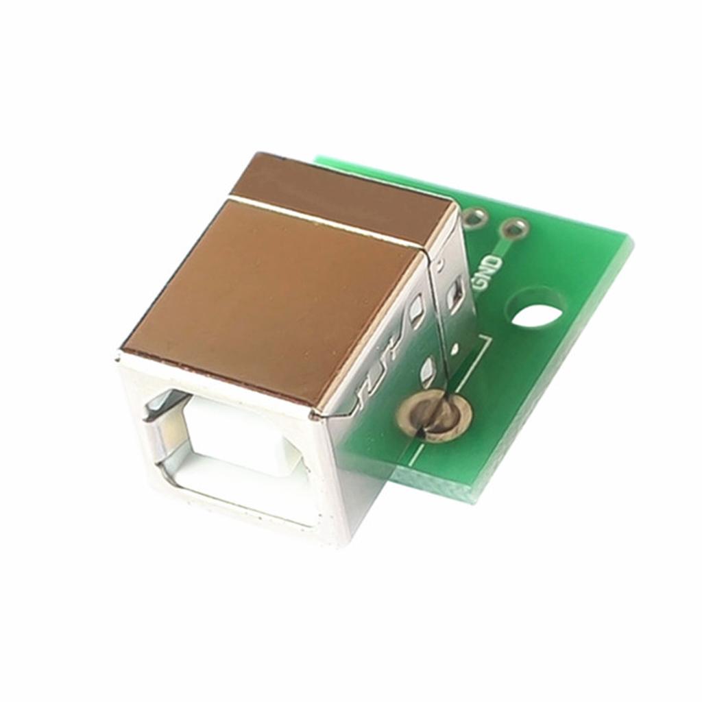 10 Pieces USB Type B Female Socket Breakout Board to DIP Connector For Printer Accessory