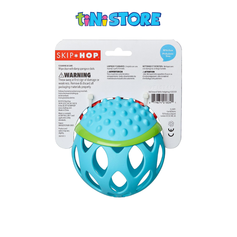 TiNiStore-Đồ chơi lục lạc hình chú nhím dễ thương Skip Hop 303101
