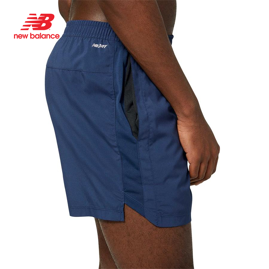 Quần ngắn thể thao nam New Balance RUNNING SHORTS M NATURAL INDIGO - AMS23228NGO (form châu á)