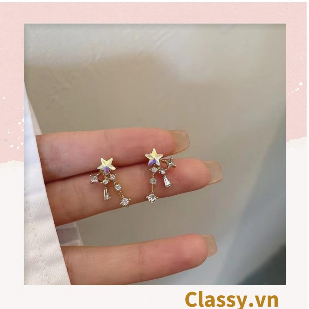Khuyên tai Bông tai Hoa tai Classy hoa kiểu dáng độc đáo dễ thương PK1605