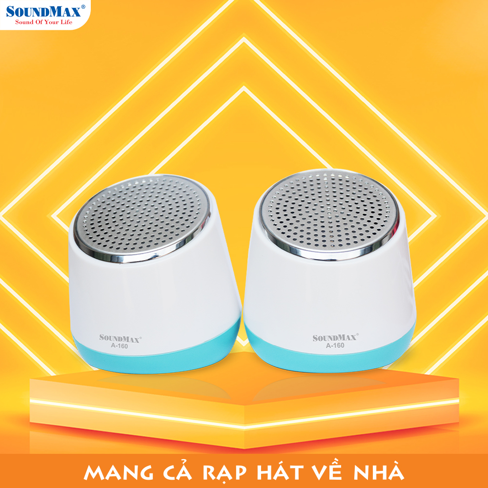 [Hàng Chính Hãng] Loa Vi Tính SoundMax A-160/2.0