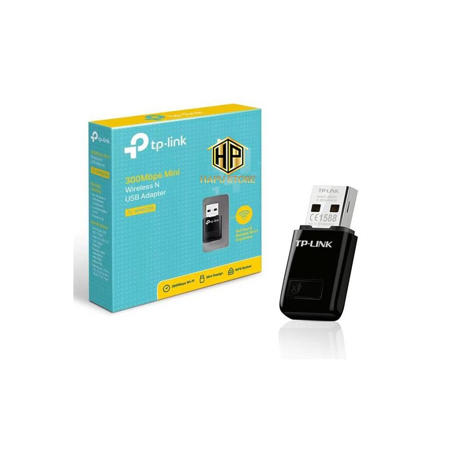 Thiết bị thu sóng wifi TP-Link 823N chuẩn USB tốc độ 300Mps chính hãng - Hàng Chính Hãng