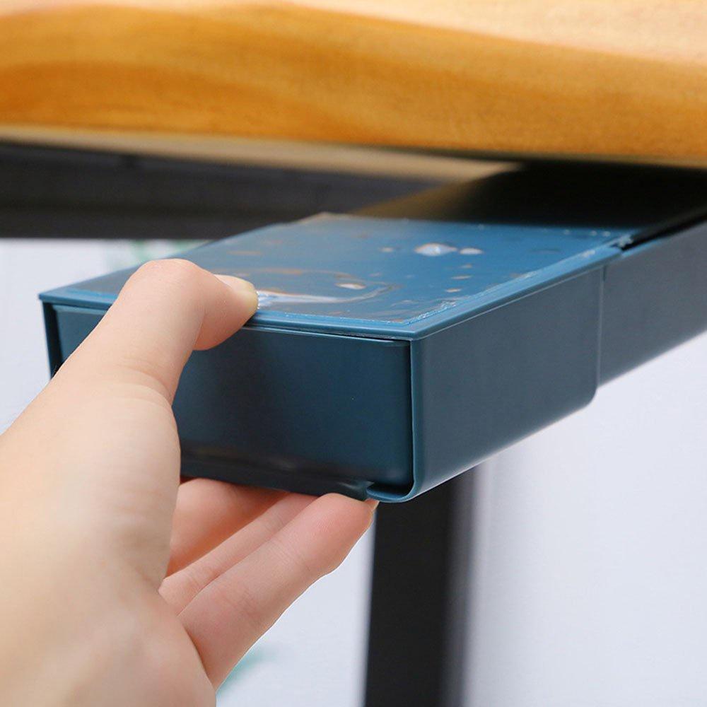 Ngăn kéo dưới bàn, ngăn kéo mini dán bàn bằng nhựa hộc bàn phụ đựng đồ đa năng