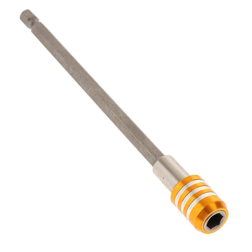 3Pcs 1/4" Quick Change Chuck Adaptor Extension Hex Shank Drill Driver Bits