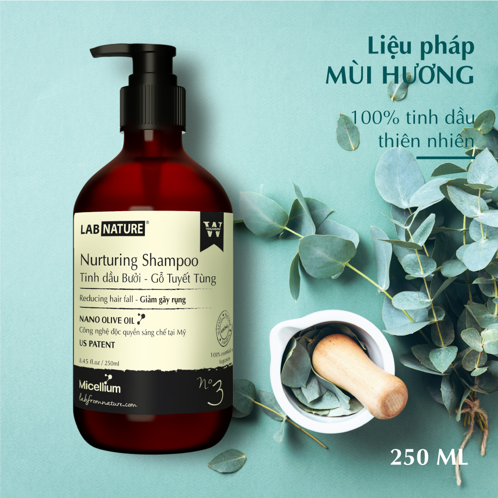 Dầu gội Ngăn rụng tóc Lab Nature Thick Fix - Công Nghệ Hàn Gắn Cấu Trúc Tóc - 480g