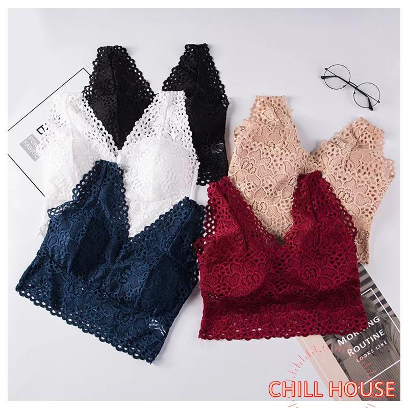 ÁO Bra Ren Hoa Cao Cấp Dáng ngắn MS21 - CHILLHOUSE