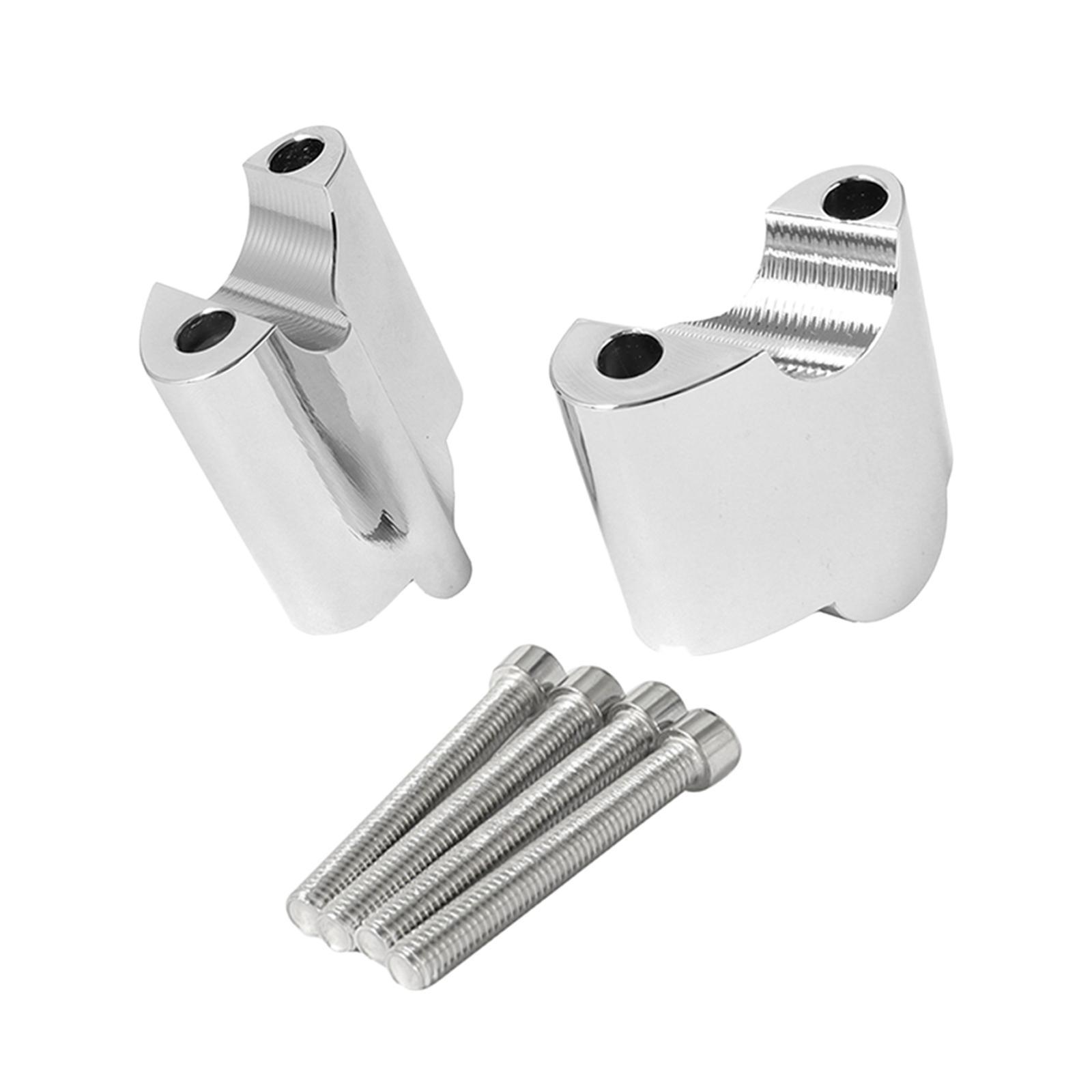 2 Pieces Motorcycle Handlebar Riser Clamp, Replacement for XL 1200x