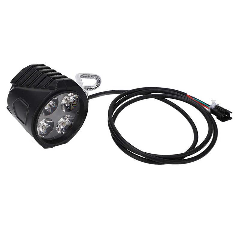 Chiếc xe tay ga điện phía trước Đèn pha còi điện 12‑72V 10 inch cho các phụ kiện đạp xe