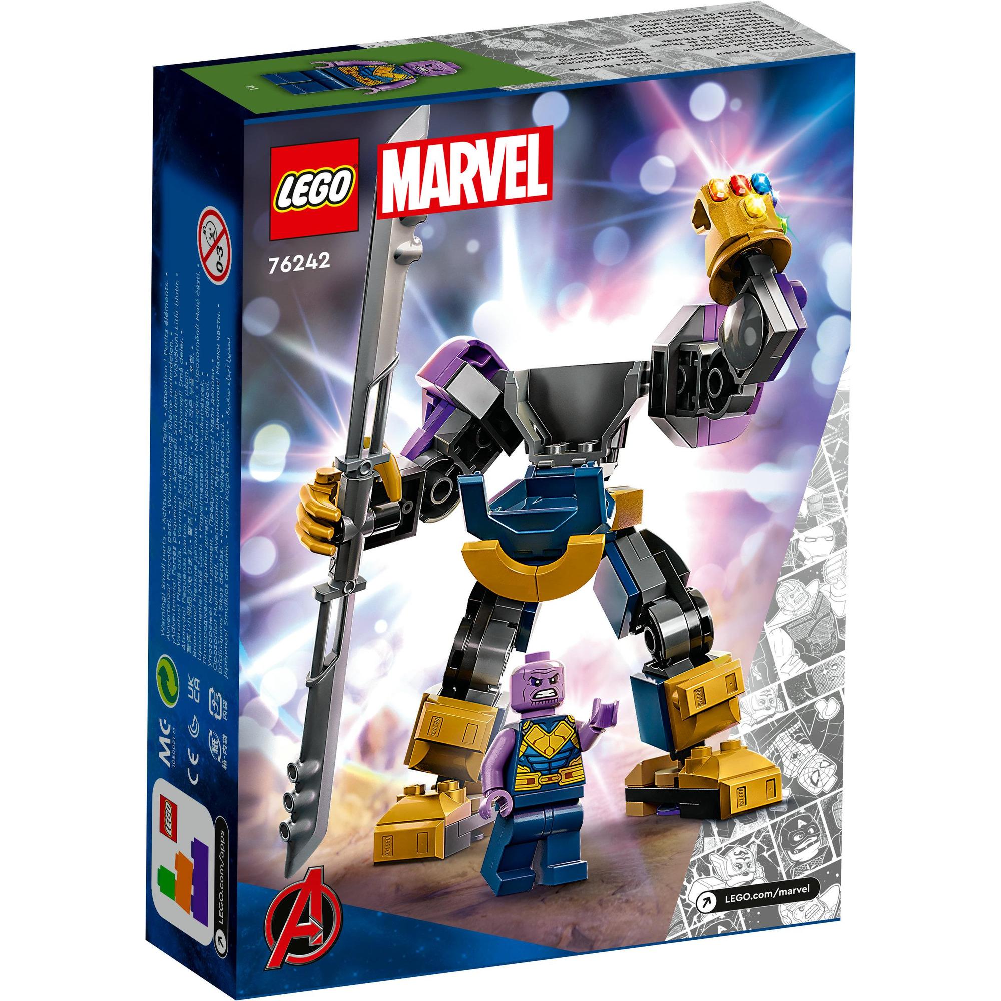 LEGO Superheores 76242 Chiến Giáp Thanos (113 Chi Tiết)