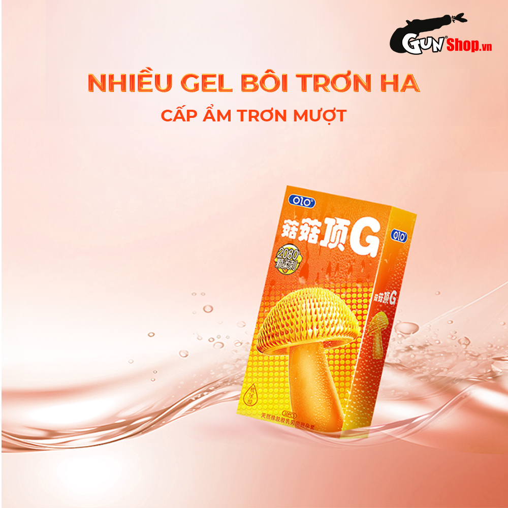 Bao cao su OLO Spike G - 2080 gai mềm - Hộp 10 cái