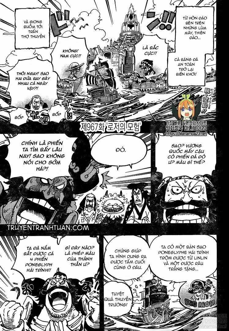 đảo hải tặc - one piece chapter 967 1