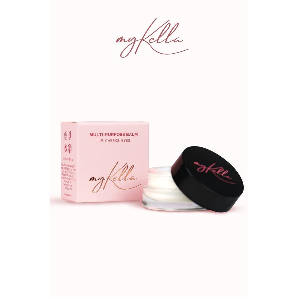 Má Hồng Dạng Kem myKella Trang Điểm Má - Môi - Mắt 3in1 - Multi Purpose Balm Peach Bắt Sáng 8.5g