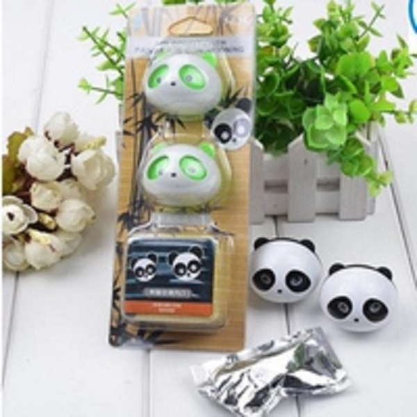 Combo 02 nước hoa ô tô panda gấu trúc kẹp khe gió  - Màu ngẫu nhiên